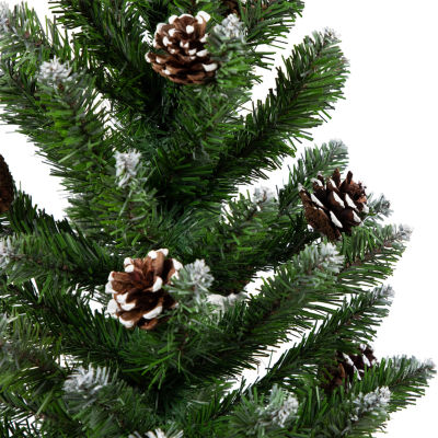 Northlight Frosted Norway Unlit 2 Foot Pine Christmas Tree