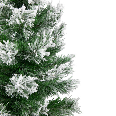 Northlight Pine Full Unlit 2 Foot Flocked Christmas Tree