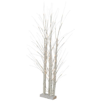 Northlight Led Lighted White Birch 4 Foot Pre-Lit Birch Christmas Tree