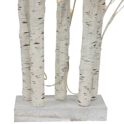 Northlight Led Lighted White Birch 4 Foot Pre-Lit Birch Christmas Tree