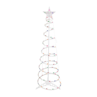 Northlight Multi Lighted Spiral Christmas Holiday Yard Art