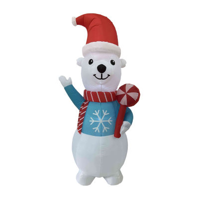 Northlight Polar Bear Lighted Christmas Outdoor Inflatable