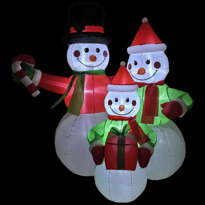 Northlight Snowman Family Christmas Outdoor Inflatable