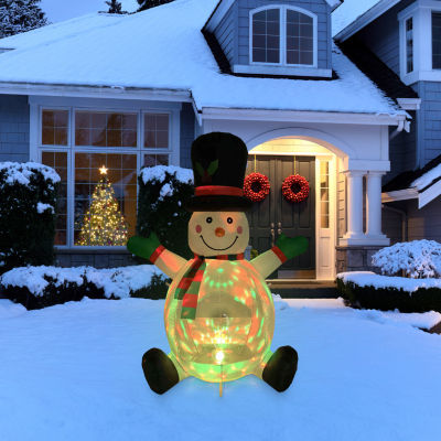 Northlight Snowman With Hat Christmas Outdoor Inflatable