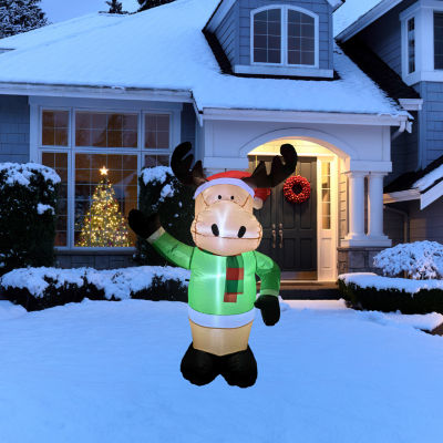 Northlight Deer Christmas Outdoor Inflatable