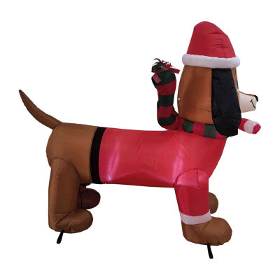 Northlight Dachshund Christmas Outdoor Inflatable