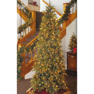 Northlight Green River Spruce With Clear Lights 6 1/2 Foot Pre-Lit Spruce Christmas Tree