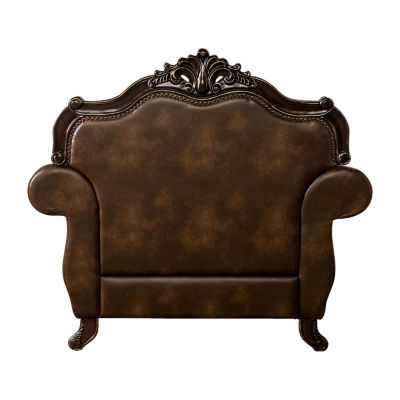 Somina Tufted Nailhead Trim Wingback Chair