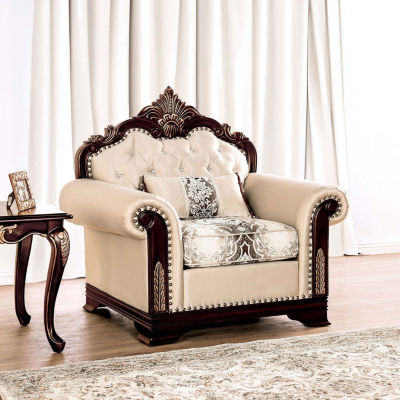 Dulupen Tufted Nailhead Trim Wingback Chair