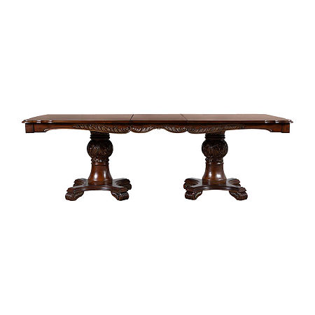 Auxun Rectangular Wood-Top Dining Tables, One Size, Brown