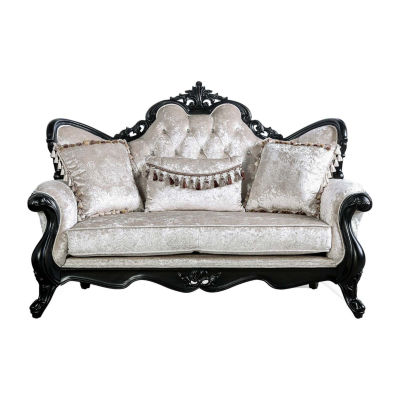 Raya Roll-Arm Upholstered Loveseat