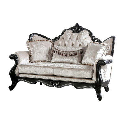 Raya Roll-Arm Upholstered Loveseat