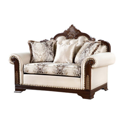 Dulupen Roll-Arm Upholstered Loveseat