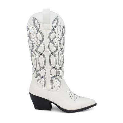 Yoki Womens Gayle-20 Block Heel Cowboy Boots