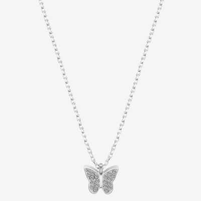 Sparkle Allure A Week Of Sparkle 7-pc. Crystal Pure Silver Over Brass Butterfly Jewelry Set