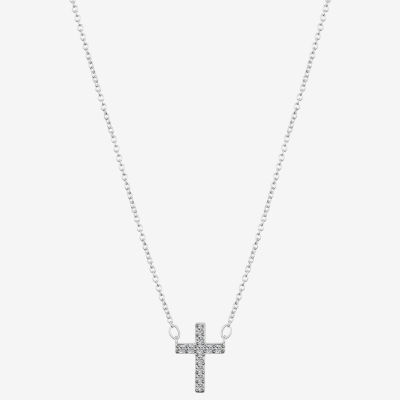 Sparkle Allure A Week Of Sparkle 7-pc. Cubic Zirconia Pure Silver Over Brass Cross Heart Jewelry Set