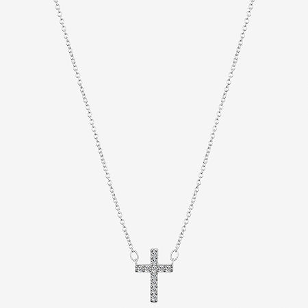 Sparkle Allure A Week Of Sparkle 7-pc. Cubic Zirconia Pure Silver Over Brass Cross Heart Jewelry Set, One Size