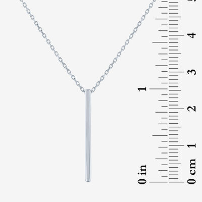 YES, PLEASE! 2-pc. Diamond-Accent Bar Necklace Set Sterling Silver or 14K Gold Over