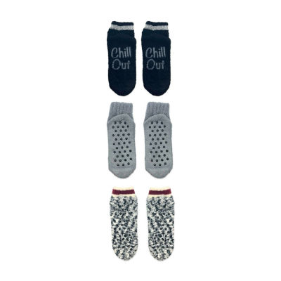 Cozy Low Cut Womens Multi-Pack 3 Pair Slipper Socks