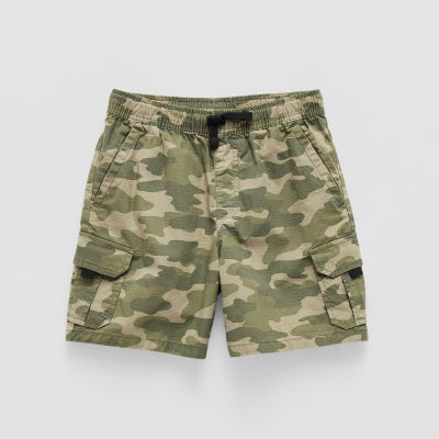 Thereabouts Pull-On Little & Big Kid Boys Adjustable Waist Cargo Short