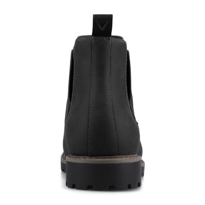Vance Co Mens Block Heel Chelsea Boots