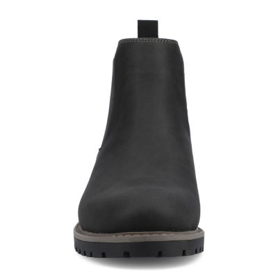 Vance Co Mens Block Heel Chelsea Boots