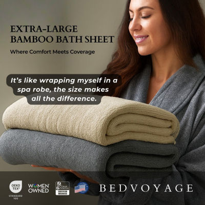 Bedvoyage Cotton & Bamboo Bath Sheet