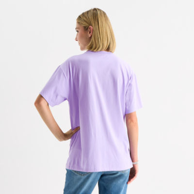 Paris France Womens Juniors Crew Neck Short Sleeve Regular Fit The Aristocats Graphic T-Shirt