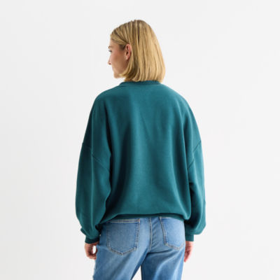 Skinnydip London Womens Juniors Crew Neck Long Sleeve Lady and the Tramp Sweatshirt