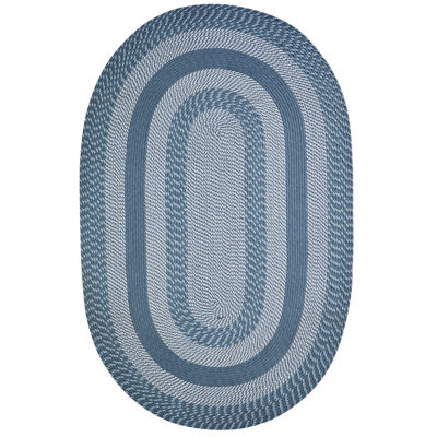 Better Trends Newport Braid Oval Rug