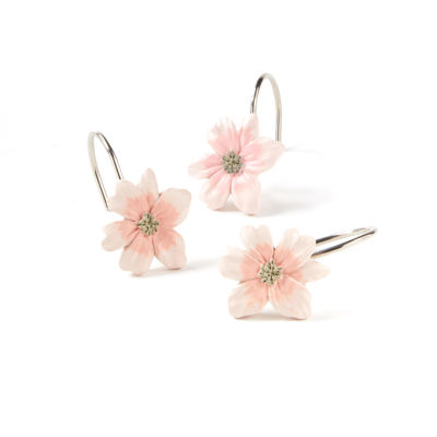 Saturday Knight Misty Floral Shower Curtain Hooks