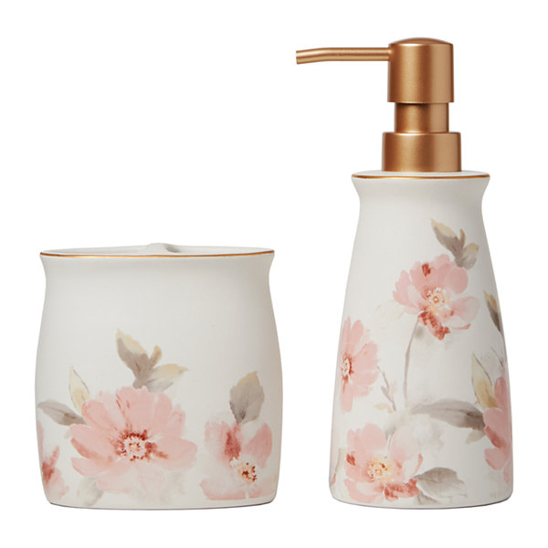 Saturday Knight Misty Floral Soap/Lotion Dispenser