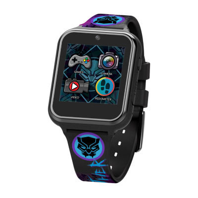 Marvel Black Panther Boys Black Smart Watch Avg4608jc