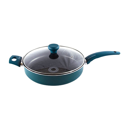 Taste of Home 4-qt. Non-Stick Aluminum Saute Pan with Lid and Helper Handle