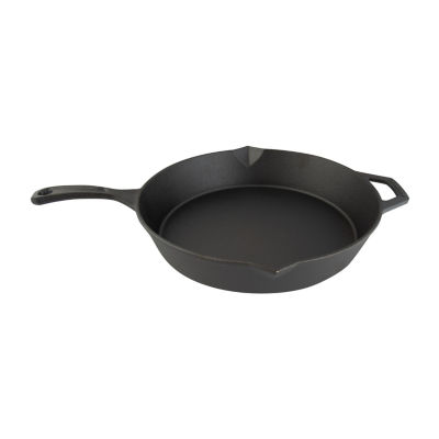 Lodge Cookware 12.5 Cast Iron Skillet Dual Handle, Color: Black - JCPenney