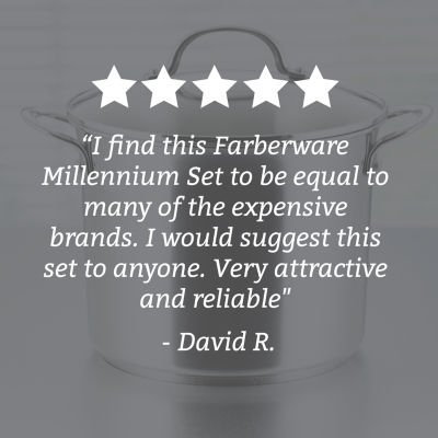 Farberware Millennium Stainless Steel 10-pc. Cookware Set