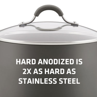 Circulon SteelShield Stainless Steel 7.5-Qt. Stockpot with Lid, Silver