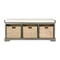 Lonan Storage Bench, One Size, Gray