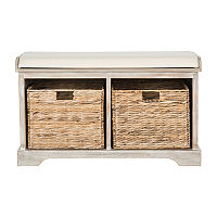 Freddy Storage Bench, One Size, White
