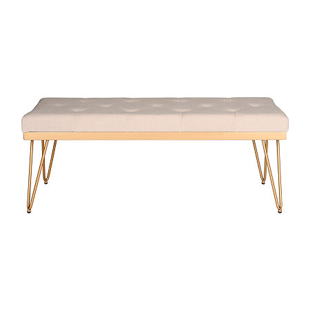 Marcella Bench, One Size, Beige