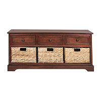 Damien Storage Bench, One Size, Brown