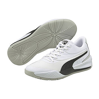 Transparant instinct tweeling Puma Triple Mens Basketball Shoes, Color: White Black - JCPenney