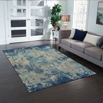 Maples Abstract Stone Rectangular Indoor Rugs