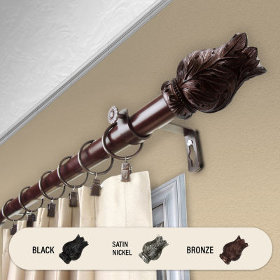 Rod Desyne Verda 1 IN Adjustable Curtain Rod