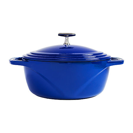 Lodge Cookware Cast Iron 6-qt. Dutch Oven, One Size, Blue