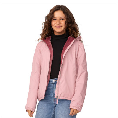 Free Country Little & Big Girls Hooded Water Resistant Lightweight Windbreaker