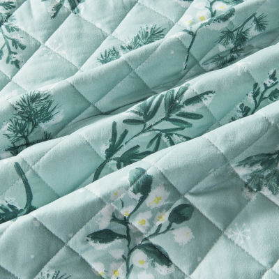 Linery Winter Botanical Reversible Quilt Set