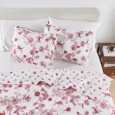 Linery Cheerful Holiday Quilt Set