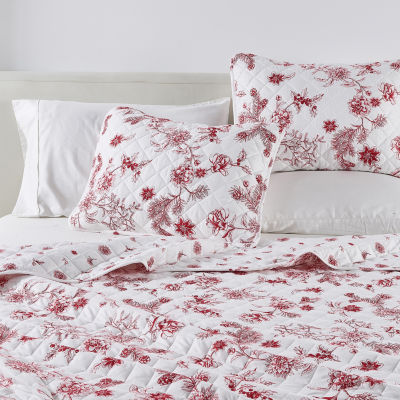 Linery Cheerful Holiday Quilt Set