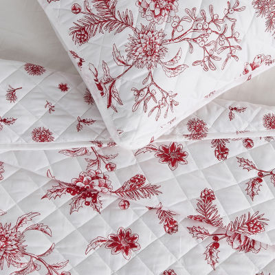 Linery Cheerful Holiday Quilt Set